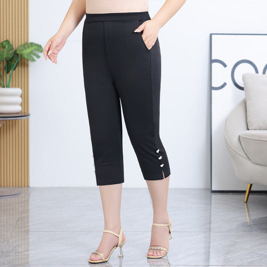 Ladies' fit slip-on pants