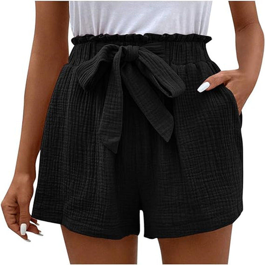 Women's shorts with high waist