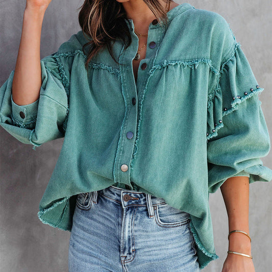 Long-sleeved blouse for women