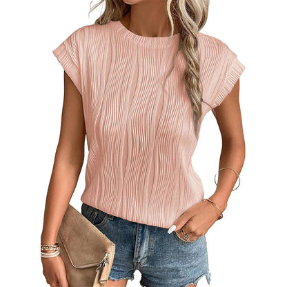 Juul - Ribbed Tops with Round Neck