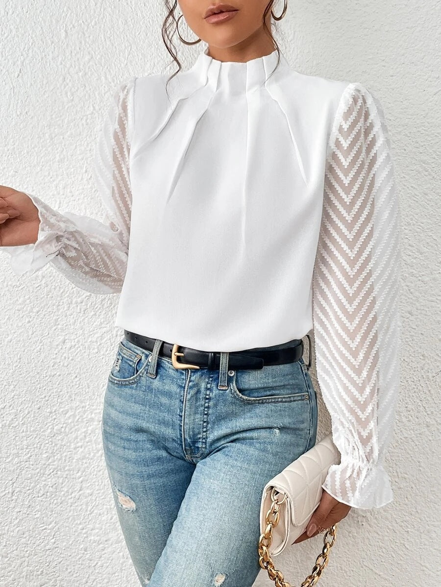 Patterned top for women