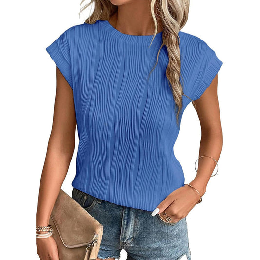Juul - Ribbed Tops with Round Neck