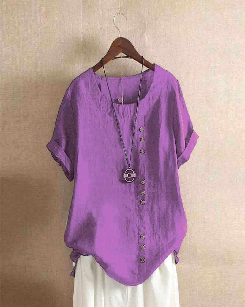 Ladies short sleeve blouse