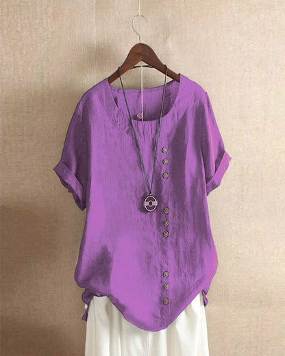 Ladies short sleeve blouse