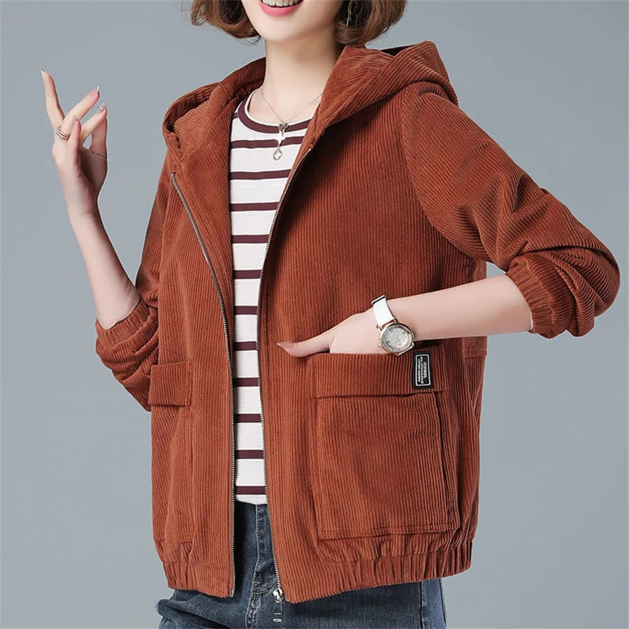 Fleur | Oversized corduroy jacket