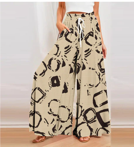Printed ladies' pants