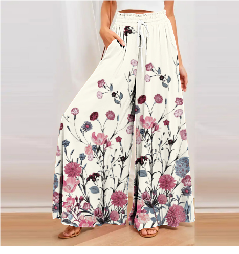 Printed ladies' pants