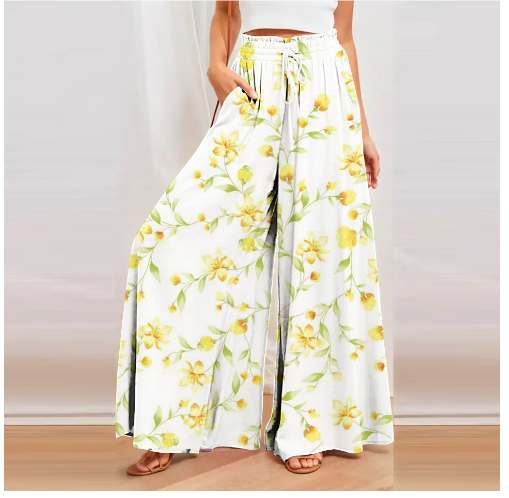 Printed ladies' pants