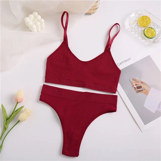 Seamless Underwear Set | With sexy high waist!