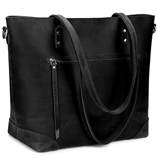 Wrenley - Vintage leather tote bag