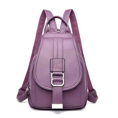 Women's leather backpack - Ada-Elly Rose