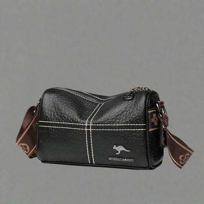 Abigail - Elegant shoulder bag with stone grain pattern-Elly Rose