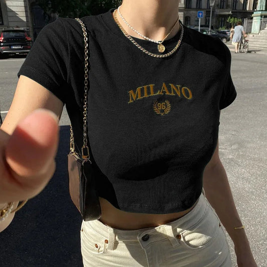 Juliane | Trendy Milano Crop Top for Ladies