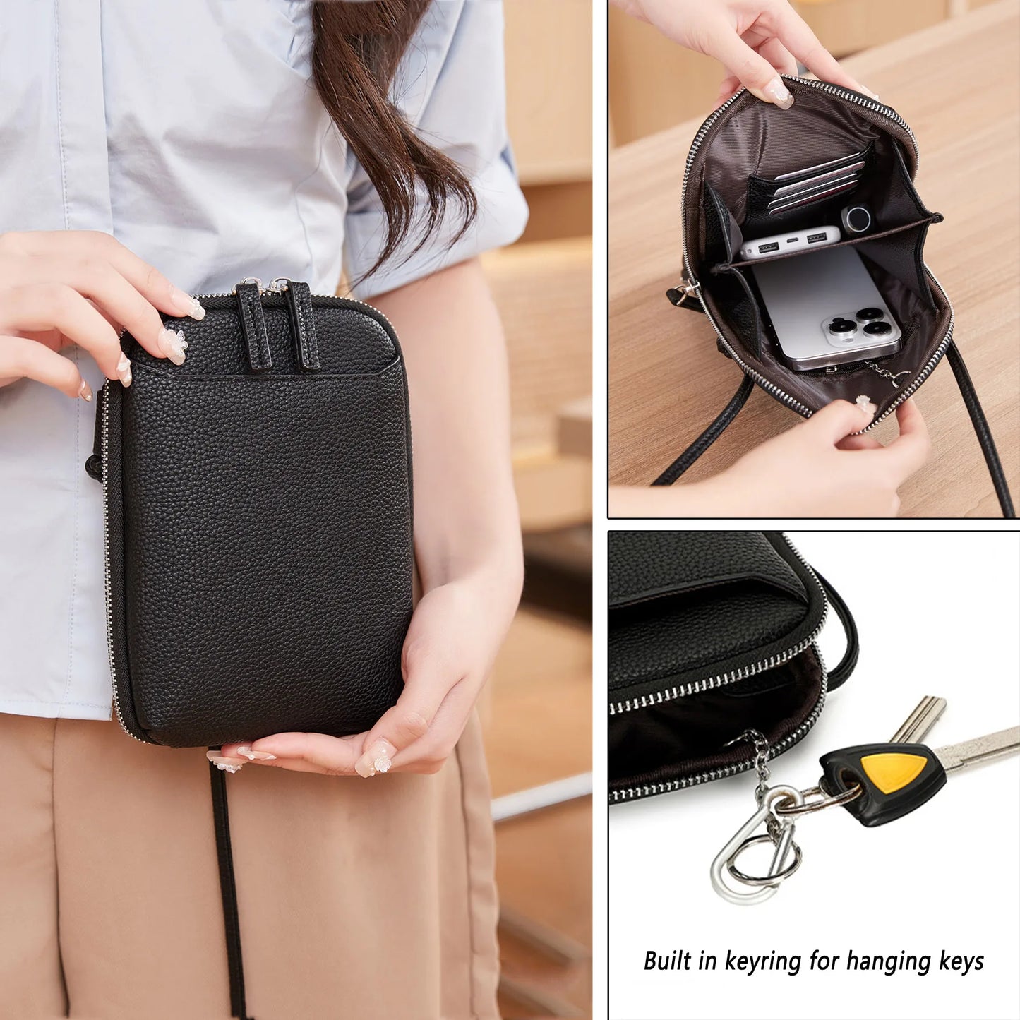 Amaryllis - Shoulder bag for cell phone-Elly Rose
