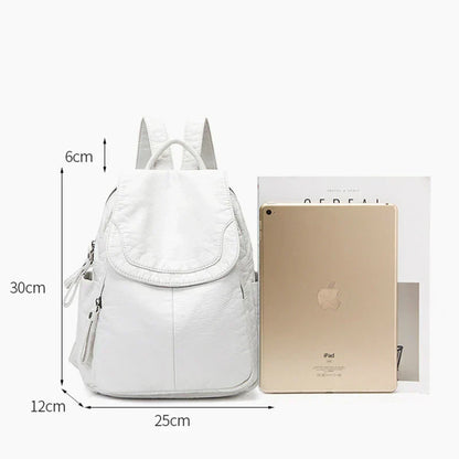 Lily | Washed leather backpack-Elly Rose