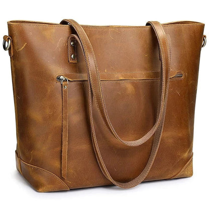 Wrenley - Vintage leather tote bag