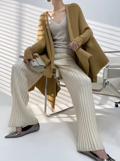 Amara | Knitted Loungewear Set | Luxe Comfort | Soft Wool Blend