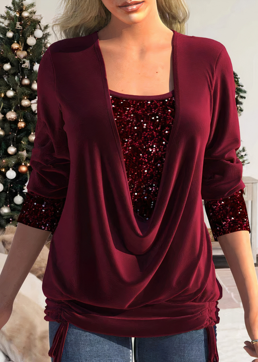 Victoria - Glamour 2025: enchanting shimmering blouses