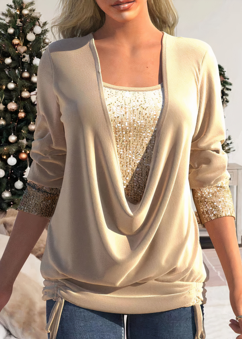 Victoria - Glamour 2025: enchanting shimmering blouses