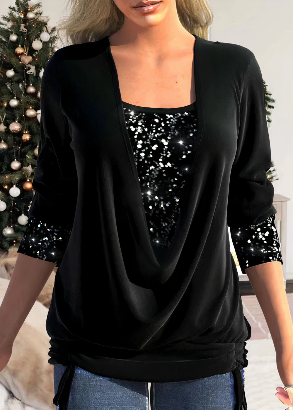 Victoria - Glamour 2025: enchanting shimmering blouses