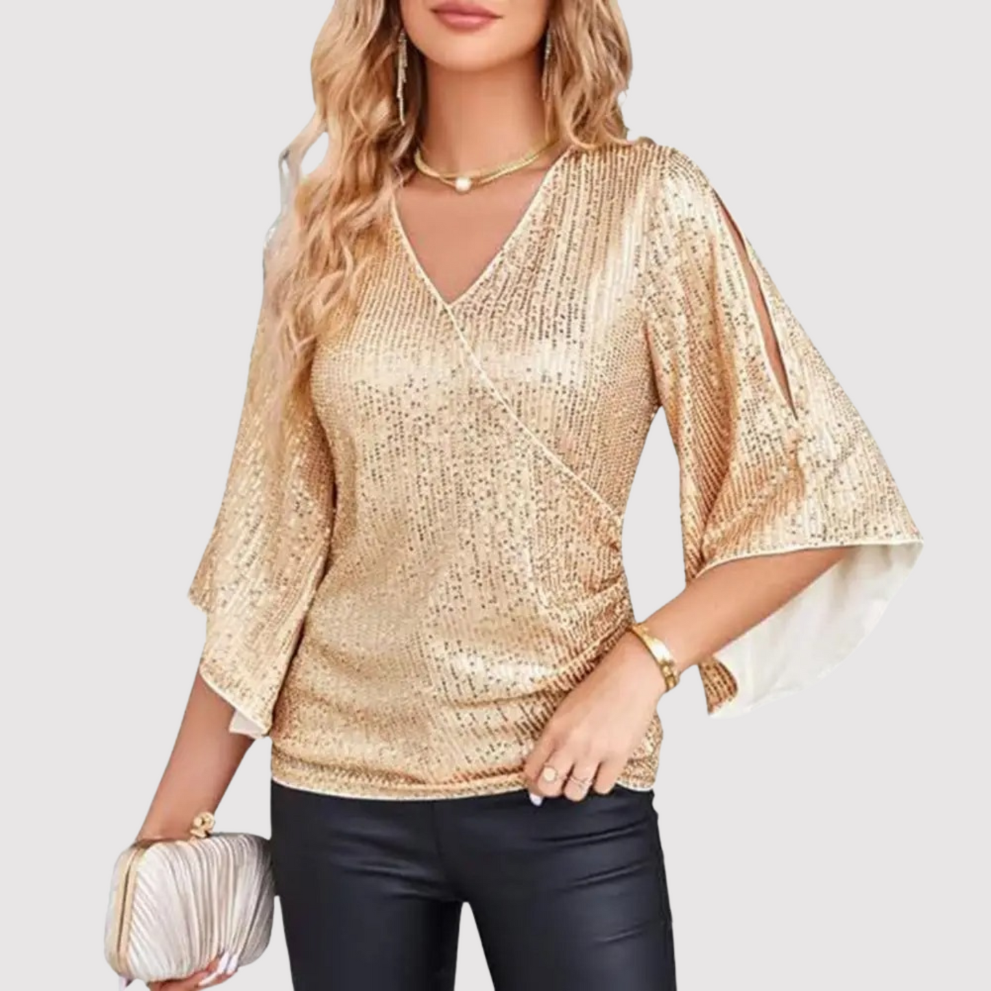 Sunny - Stylish and comfortable sequin tank top for women