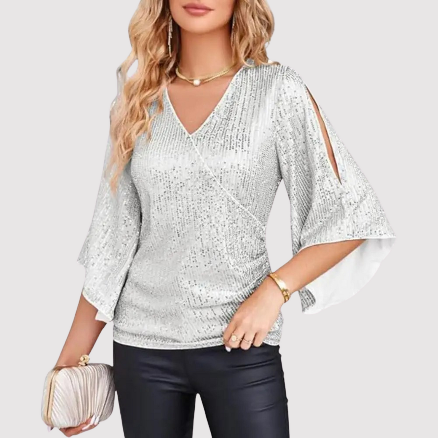 Sunny - Stylish and comfortable sequin tank top for women
