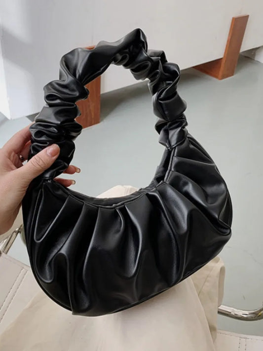 ChicElegance Pleated handbag-Elly Rose