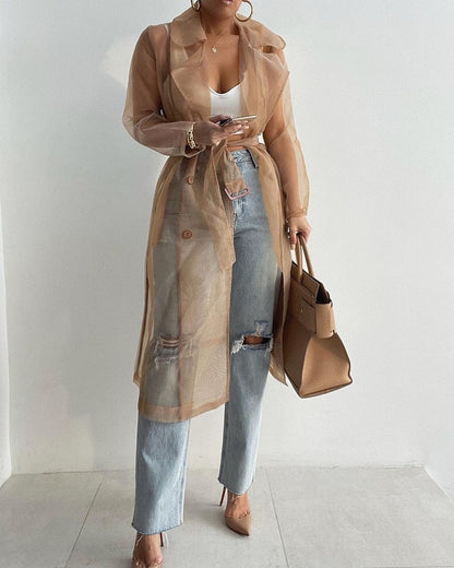 Trendy trench coat for women - Carmen