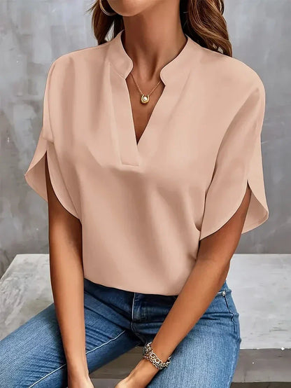Lis - Femmes de luxe Elegant blouse in silk chiffon