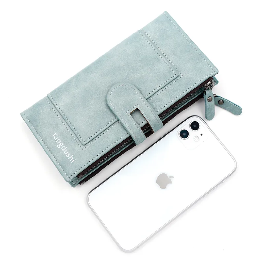 Long leather wallet | Practical and elegant-Elly Rose