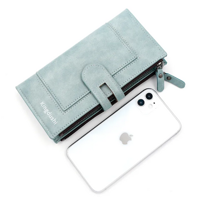 Long leather wallet | Practical and elegant-Elly Rose