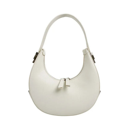 Terra - Trendy half-moon shoulder bag