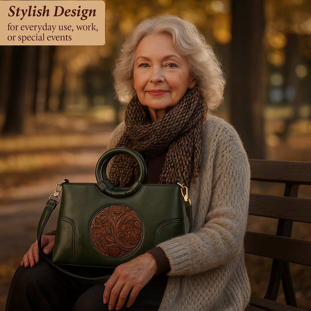 Mille's Bag | Handbag with vintage embossing