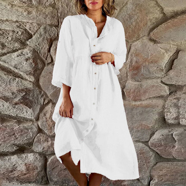 Stylish dress made of cotton