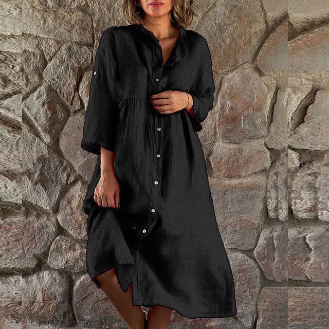 Stylish dress made of cotton