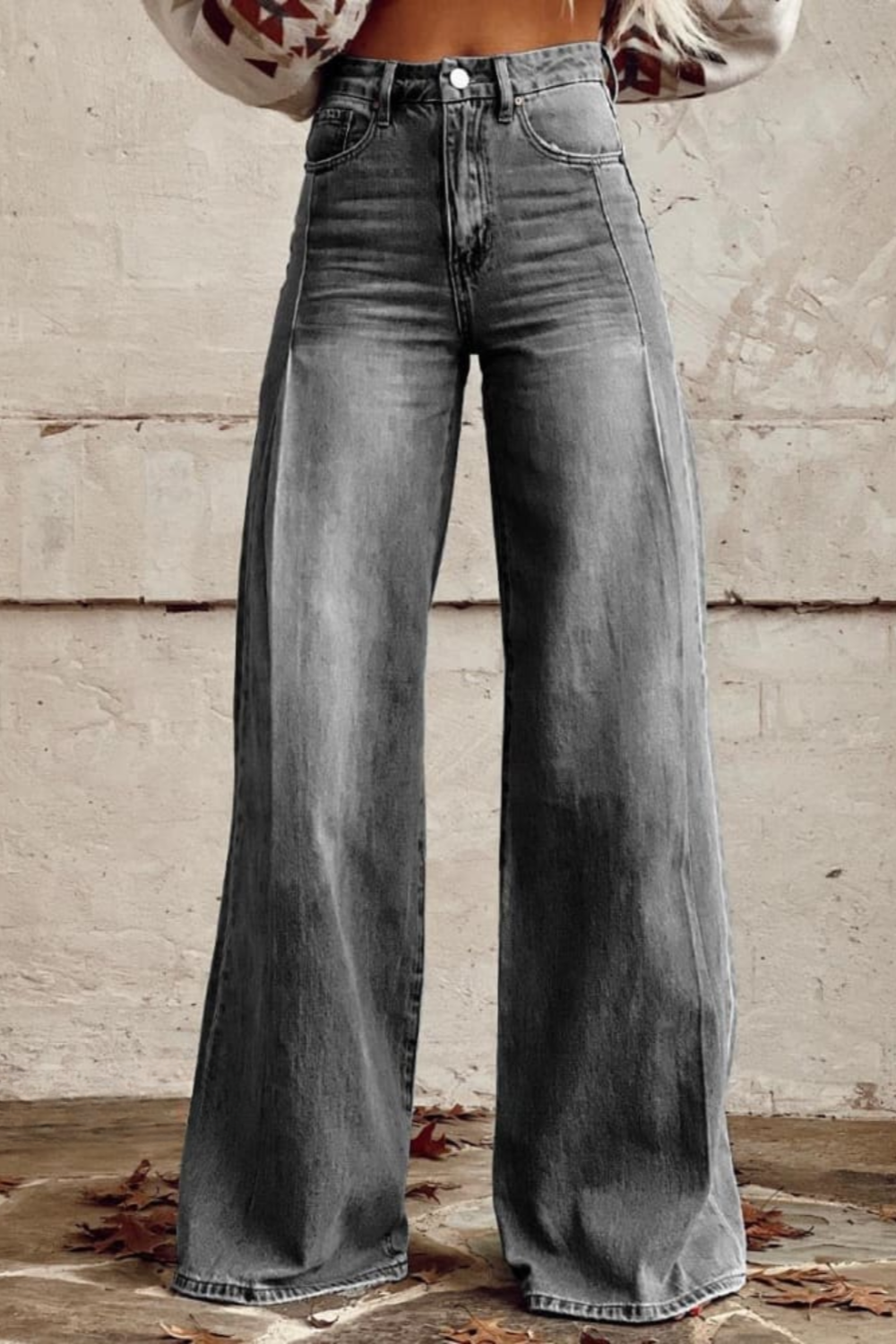 Vintage boho women's fabric pants