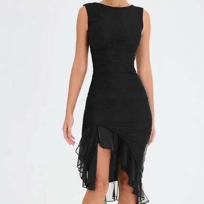 Zelia - midi dress with ruffles