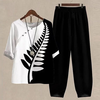 2-piece ladies' summer set - henna