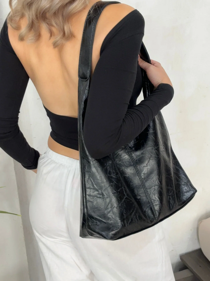 Classic leather handbag - Dael-Elly Rose