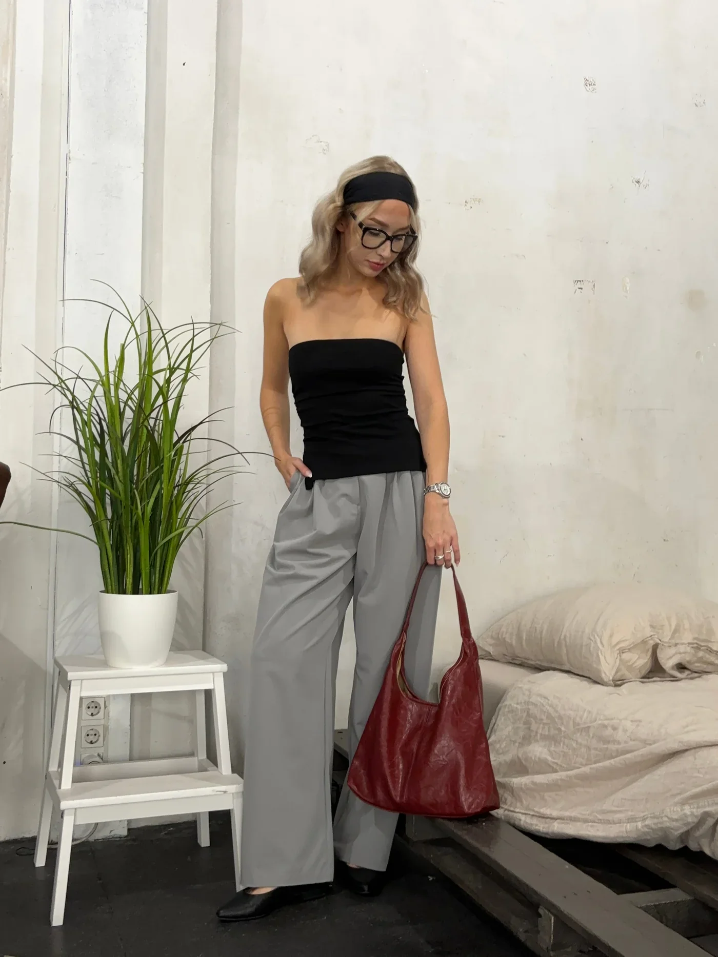 Classic leather handbag - Dael-Elly Rose