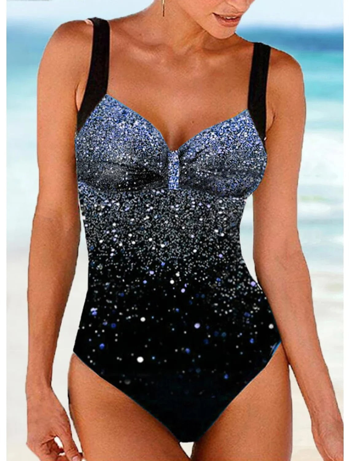 LolaBeach - Swimsuit with sequin print