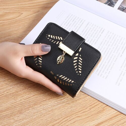 Leather wallet with gold leaf | Trendy and practical-Elly Rose