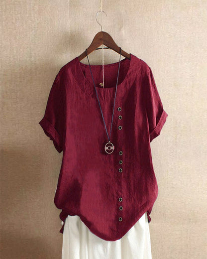 Ladies short sleeve blouse