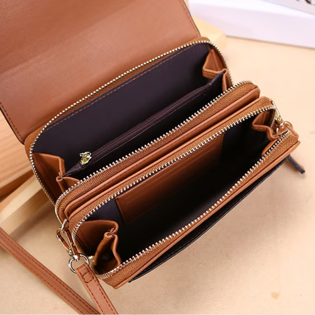Classic vegan leather handbag-Elly Rose