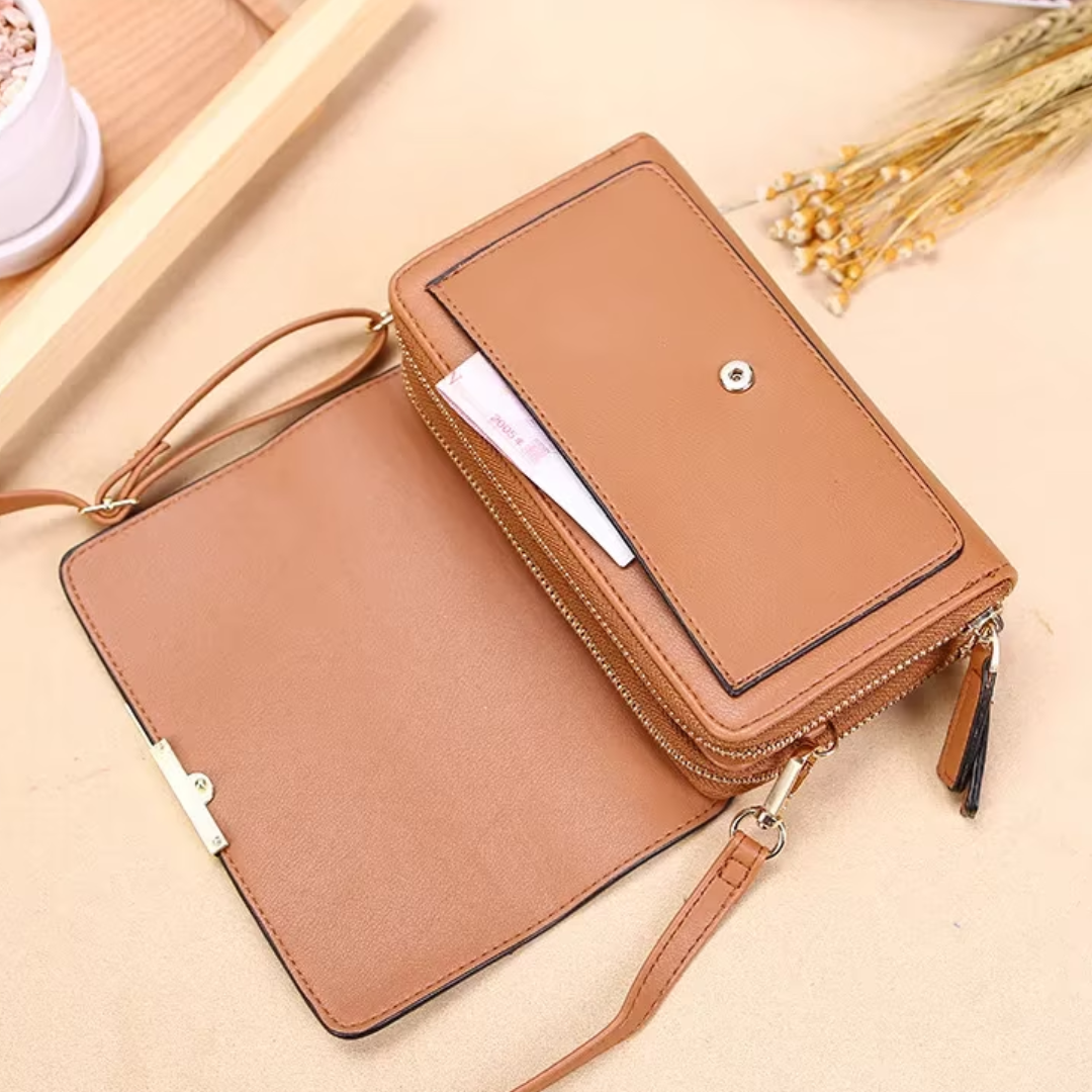 Classic vegan leather handbag-Elly Rose
