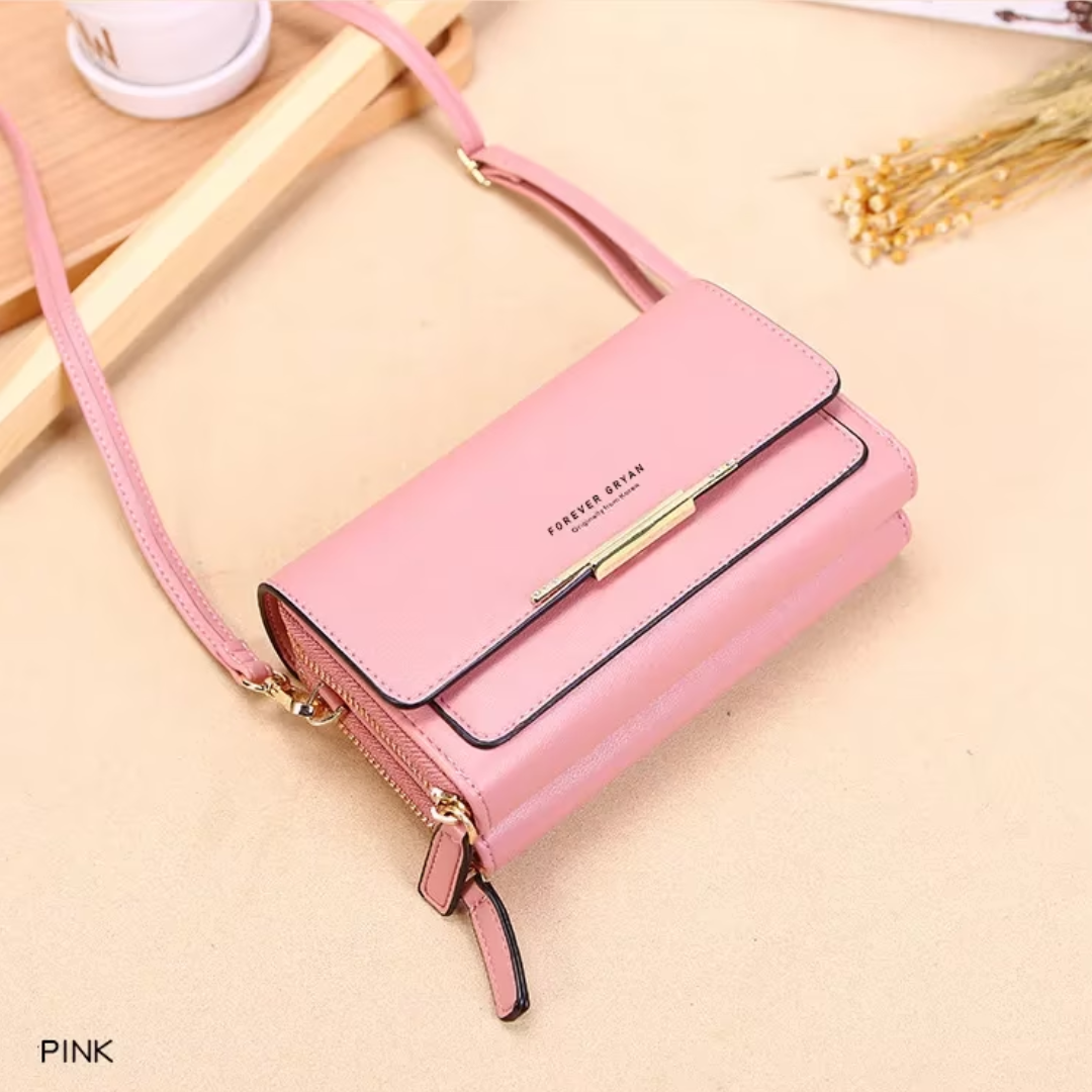 Classic vegan leather handbag-Elly Rose