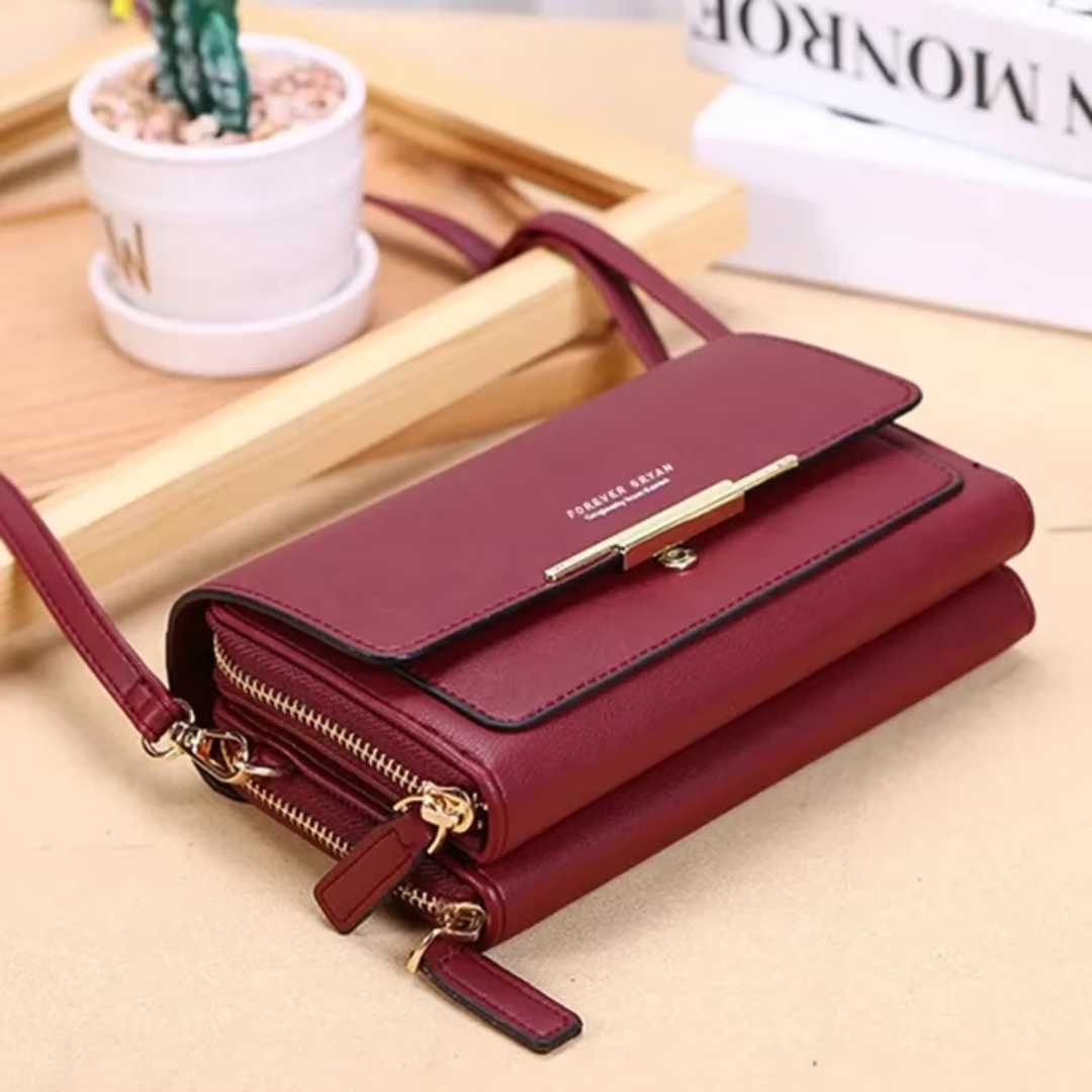 Classic vegan leather handbag-Elly Rose
