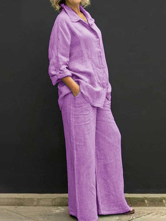 Calisee - Casual Long Sleeve Set for Women