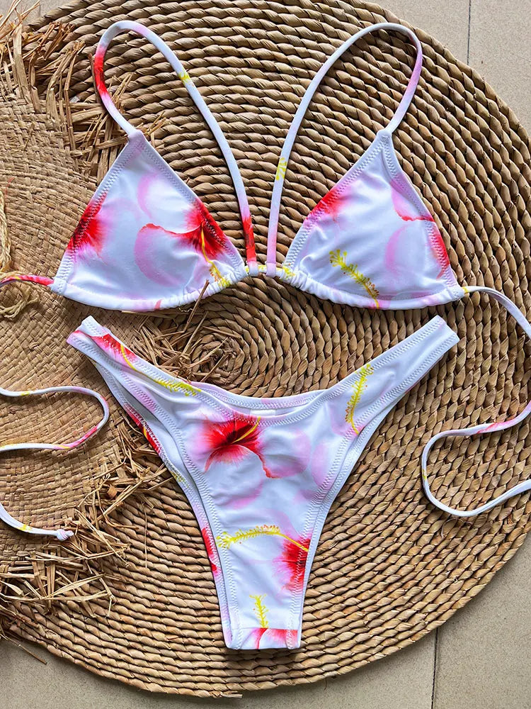 SoSoof - Brazilian bikini with floral print