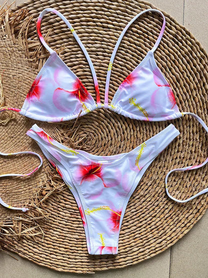 SoSoof - Brazilian bikini with floral print